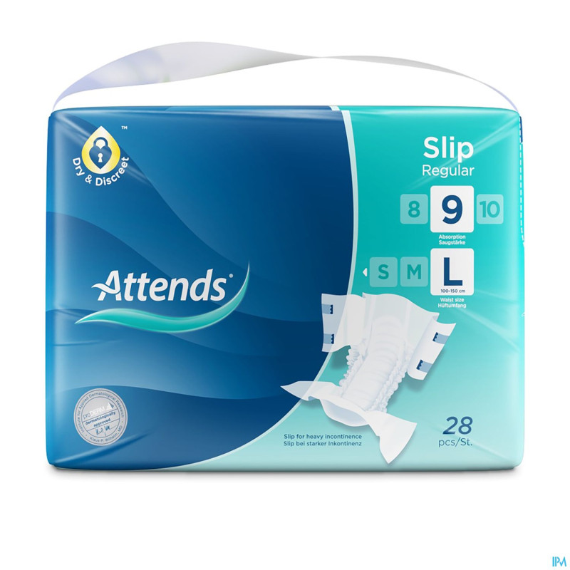 Attends slip 9 large regular   1x28