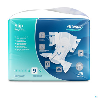Attends slip 9 large regular   1x28