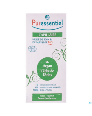 Puressentiel massage hle argan cedre atl.bio 100ml