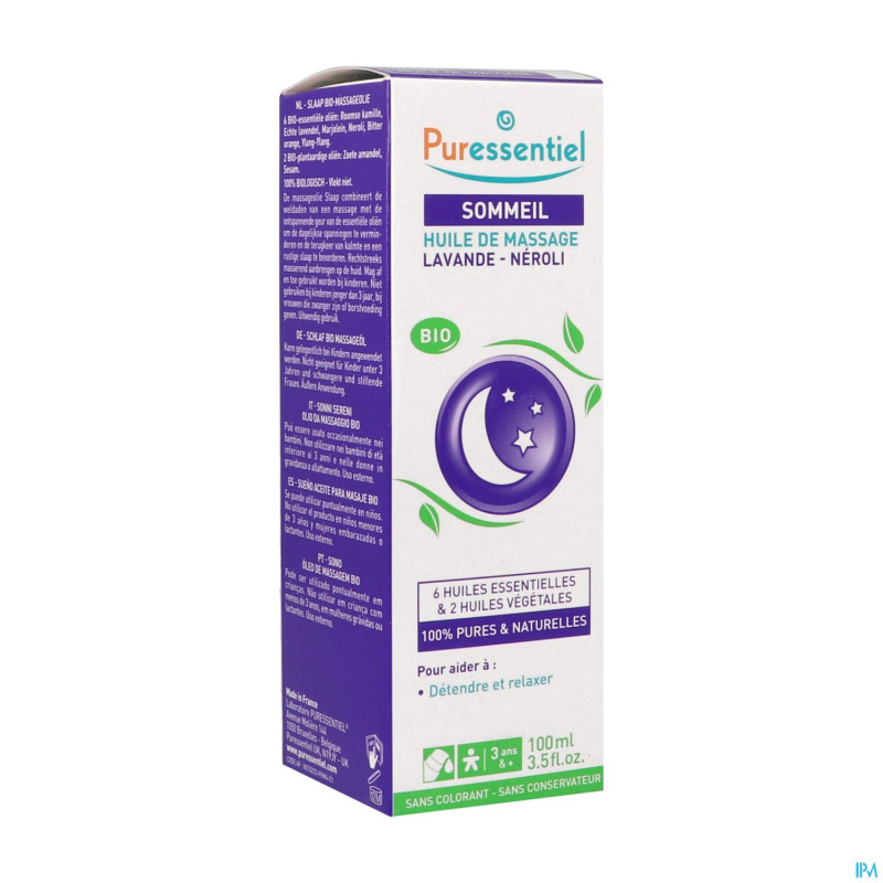 Puressentiel massage hle lavande-neroli bio 100ml