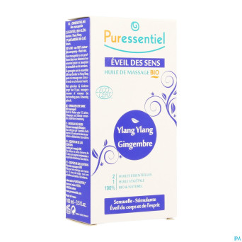 Puressentiel massage hle ylang yl.-gingem.bio100ml