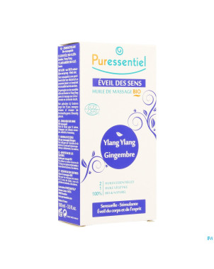 Puressentiel massage hle ylang yl.-gingem.bio100ml