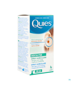 Quies doculyse a/bouchon cerumen spray    30ml