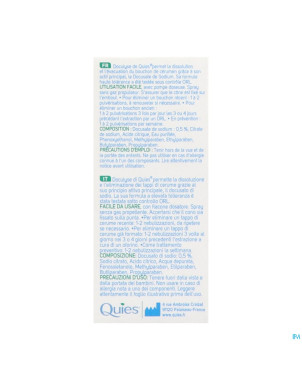 Quies doculyse a/bouchon cerumen spray    30ml