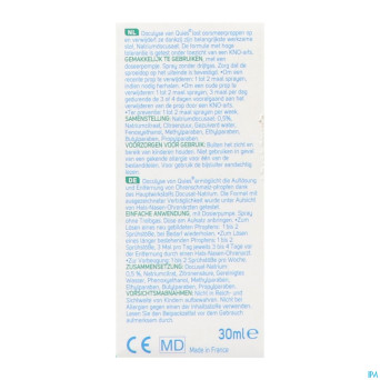 Quies doculyse a/bouchon cerumen spray    30ml