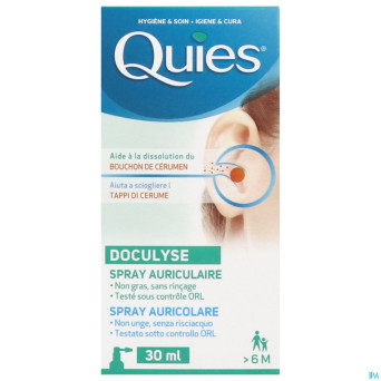 Quies doculyse a/bouchon cerumen spray    30ml