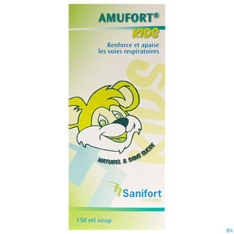 Amufort kids sirop sans sucre 150ml