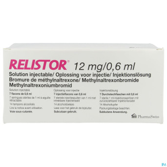 Relistor 12mg/0,6ml sol inj 7+aig. inj retractable