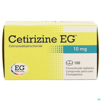 Cetirizine eg comp 100x10mg