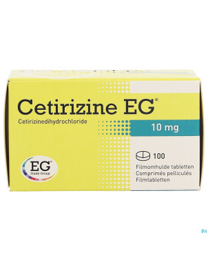 Cetirizine eg comp 100x10mg