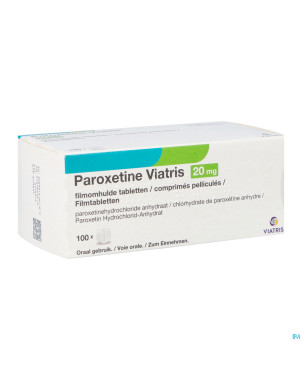 Paroxetine viatris 20mg comp 100 blister