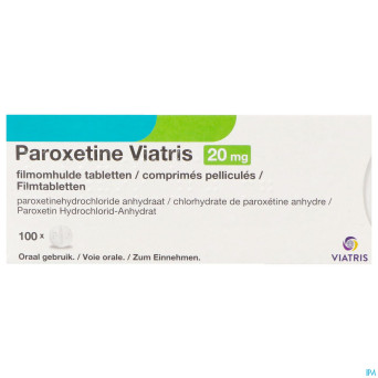 Paroxetine viatris 20mg comp 100 blister