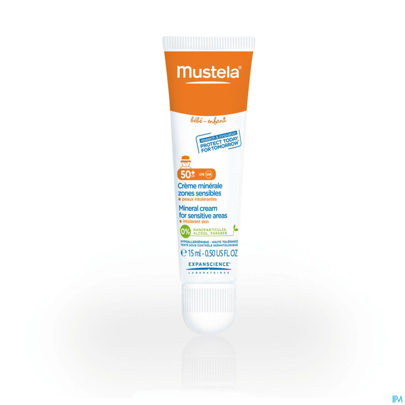 Mustela sol creme zone sensible ip50+    15ml