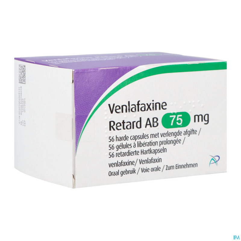 Venlafaxine retard ab  75,0mg caps lib. prol  56