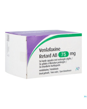 Venlafaxine retard ab  75,0mg caps lib. prol  56