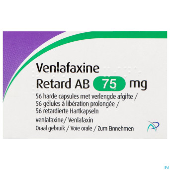 Venlafaxine retard ab  75,0mg caps lib. prol  56