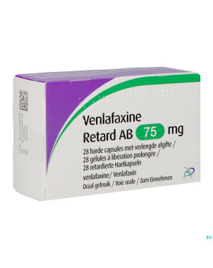 Venlafaxine retard ab  75,0mg caps lib. prol  28