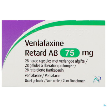Venlafaxine retard ab  75,0mg caps lib. prol  28