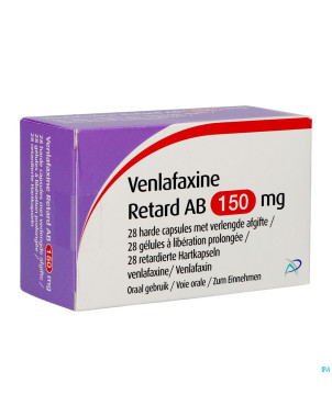 Venlafaxine retard ab 150,0mg caps lib. prol  28