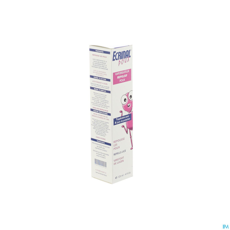 Ecrinal repulsif poux    vapo 125ml 20316