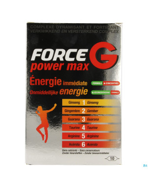 Force g power max    amp 10