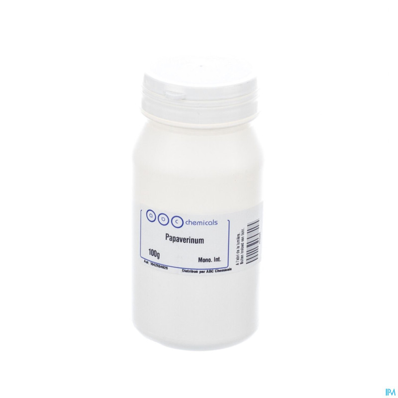 Papaverine base    100g abc