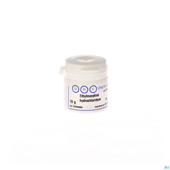 Ethylmorphine hcl    10g abc