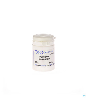 Ethylmorphine hcl    25g abc
