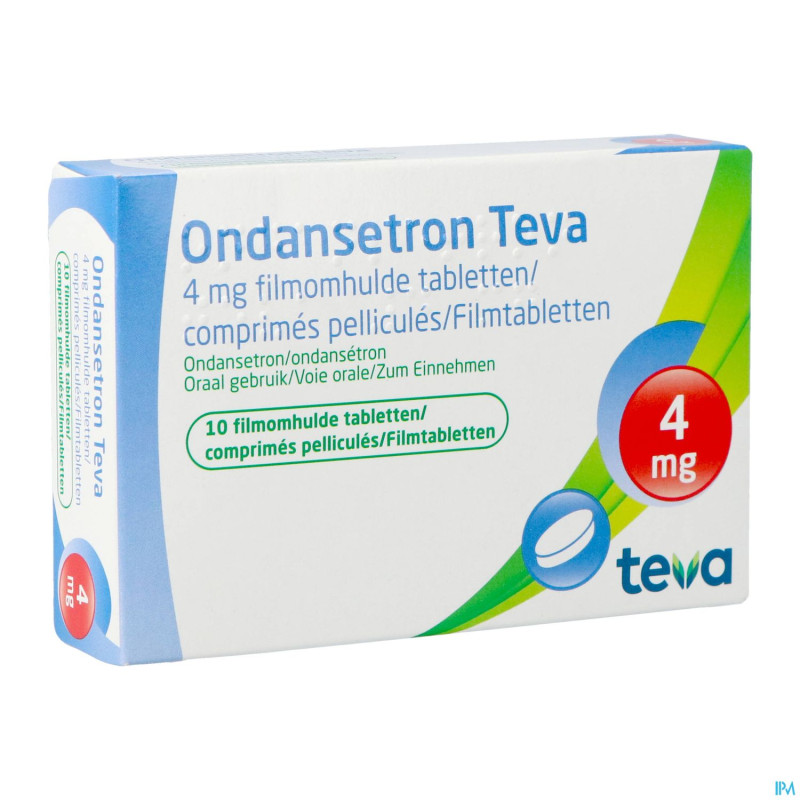 Ondansetron teva comp pell 10 x 4 mg