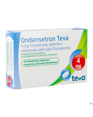 Ondansetron teva comp pell 10 x 4 mg