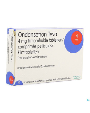 Ondansetron teva comp pell 10 x 4 mg