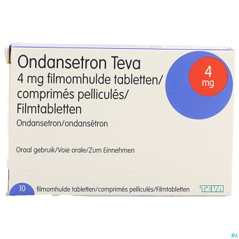 Ondansetron teva comp pell 10 x 4 mg