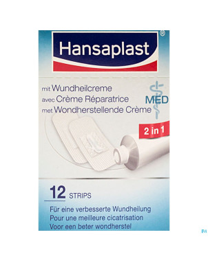 Hansaplast med pans avec cr reparatrice strips 12