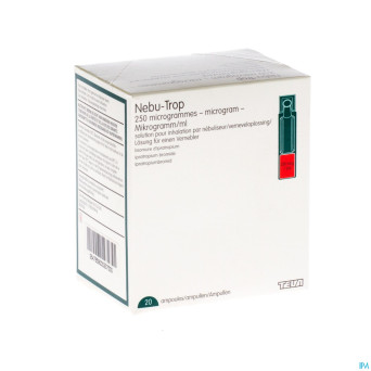 Nebu-trop 250 ug/ml teva sol inhal neb 20