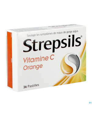 Strepsils vitamine c orange past 36