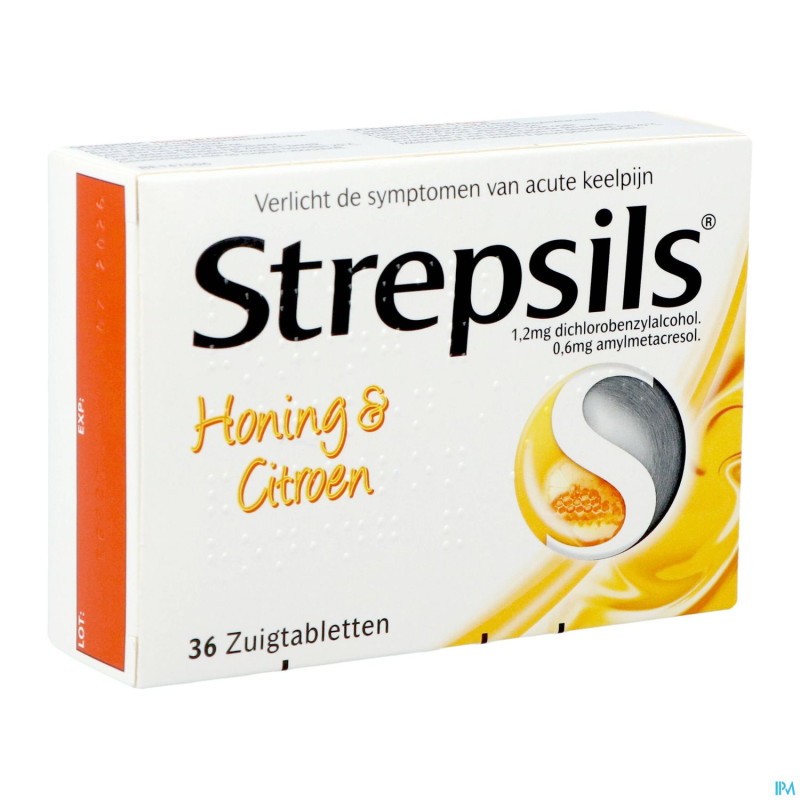 Strepsils miel citron    past 36