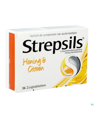 Strepsils miel citron    past 36