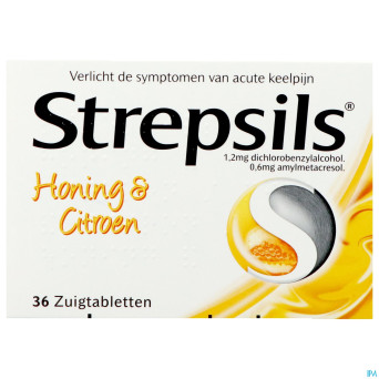 Strepsils miel citron    past 36