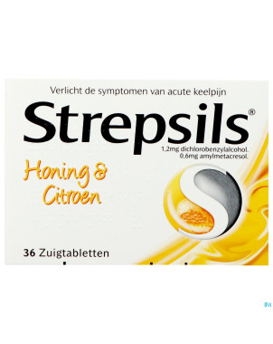 Strepsils miel citron    past 36