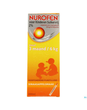 Nurofen enfant orange susp s/sucre    200ml