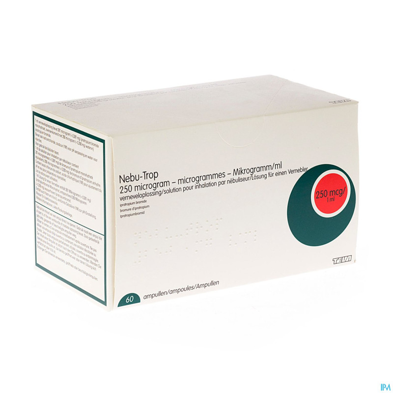 Nebu-trop 250 ug/ml teva sol inhal neb 60