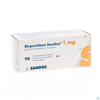 Risperidon sandoz oro disper tabl 98 x 1 mg