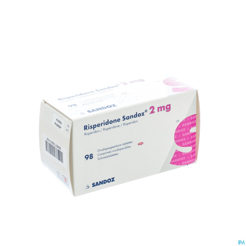 Risperidon sandoz oro disper tabl 98 x 2 mg