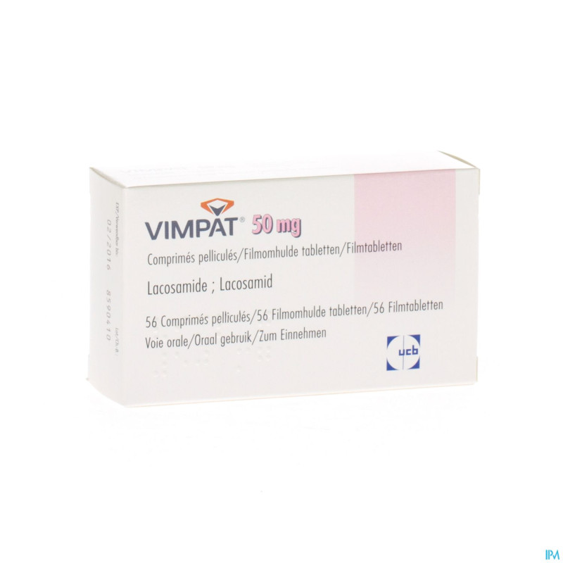 Vimpat  50 mg comp pell 56 x  50 mg