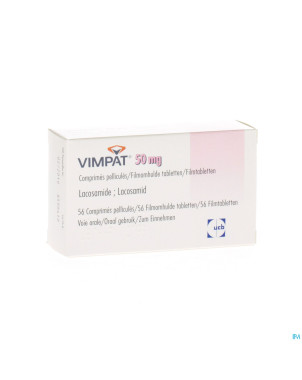 Vimpat  50 mg comp pell 56 x  50 mg