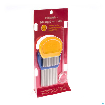 Robi peigne poux metal 2