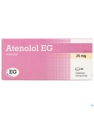Atenolol eg 25mg comp 98