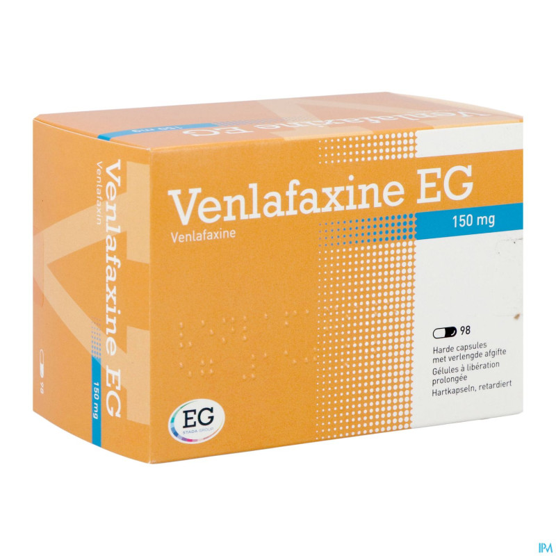 Venlafaxine eg 150 mg caps liberation prolonge 98
