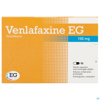 Venlafaxine eg 150 mg caps liberation prolonge 98