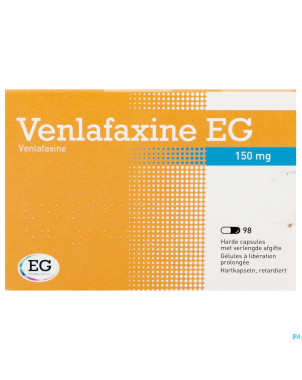 Venlafaxine eg 150 mg caps liberation prolonge 98